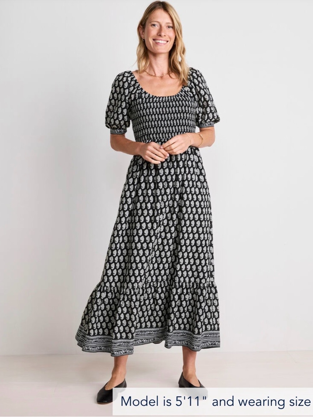 Vineyard Vines 🐳 Ellen Maxi Dress Pointsettia JetBlack